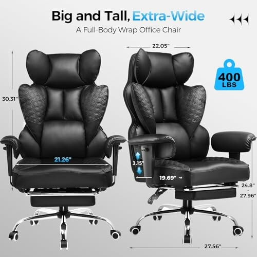 GTRACING Big and Tall Gaming Chair