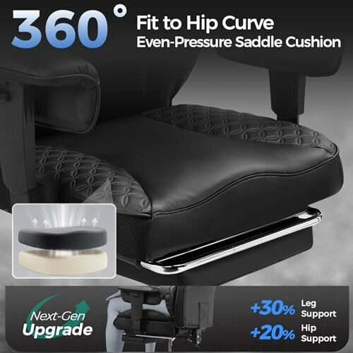 Ergonomic chair with 360-degree fit and next-gen upgrade.