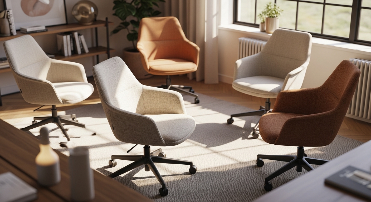 6 Must-Have Fabric Office Chairs for a Cozy Workspace